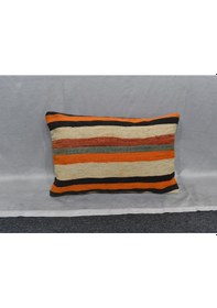 Resim Zehra Abla Halı Yeni El Dokuma Dekoratif Kilim Kırlent Yastık Kılıfı 6660 Çok Renkli 