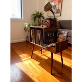 Resim Rmd Shop Sera Plak -Pikap E Gramofon Sehpası Barok Ceviz 