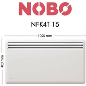 Resim Nobo Front Elektrikli Panel Isıtıcı 1500w 
