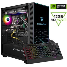 Resim Excalibur E65Z.127F-DFP0X-0RE i7 12700F 32 GB RAM 1 TB NVMe SSD Gen4 12 GB RTX 4070 Ti FreeDOS Oyun Bilgisayarı 