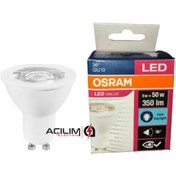 Resim 10 Adet Osram 4.5W 50W Gu10 Duy 6500K Beyaz Işık Led Spot Ampul 