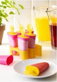 Resim 6lı Dondurma Kalıbı Pembe Sarı 