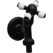 Resim Fkn Siyah Taşlı Koç Çamaşır Musluk Siyah 