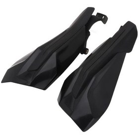 Resim Oldfriend Siyah Dirt Bike El Koruyucuları Xc Xc-f Exc Exc-f Fc Tc Fe Fx Tx Modelleri İçin 