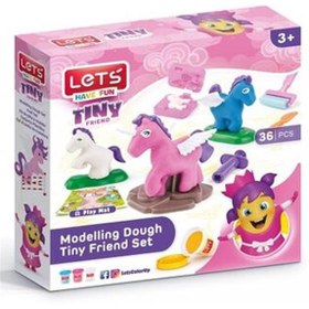 Resim Lets Oyun Hamuru Tiny Minik Arkadaşım Seti 75 GR 36 Parça L8494 