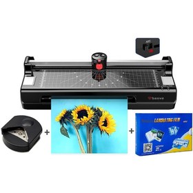 Resim Baove OCW280 A4 Laminasyon Makinesi ve Kağıt Kesme Makinesi + 10 Pvc Film 