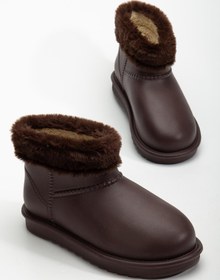 Resim Pabuçland Su Geçirmez İçi Komple Kürklü Anne Kız Ev Botu Ug 