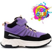 Resim Cool Tiger Ortopedik Kaymaz Taban Unisex Çocuk Bot Mor 