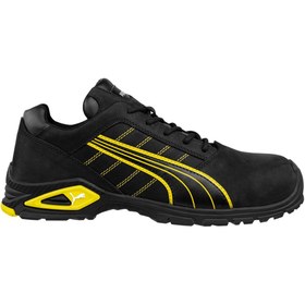 Resim Puma Safety Amsterdam Sarı Siyah Low Alüminyum Burunlu İş Ayakkabısı S3 SRC 45 Numara 
