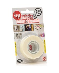 Resim Ve-ge Çift Taraflı Köpük Bant 19 Mm X 1.5 Metre Diğer 