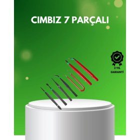 Resim Brf 7 Parça Hassas Çelik Cımbız Seti Elektronik ve Saat Tamiri Için 