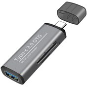 Resim Usb 3.0 Type-c Tf Sd Kart Okuyucusu Usb Type-c Sd/tf Hafıza Kart Okuyucu 