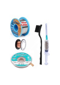 Resim Mechanic Lehim Teli 05mm Toplama Ve Emme Teli 3,5mm 5in1 Set 