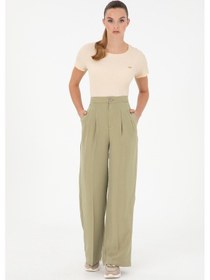 Resim U.s. Polo Assn. Kadın Açık Haki Pantolon Kanvas-chino 50290906-vr183 Açık Haki 