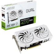 Resim Asus Asus-GEFORCE DUAL-RTX4070S-O12G-EVO-WHITE-NVIDIA--RTX 4070 SUPER-12GB 192BIT GDDR6X--2550MHZ-OC-HDMI-3XDP-DLSS3 Ekran Kartı 