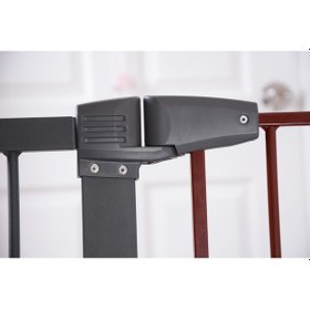 Resim Metal Çocuk Güvenlik Kapısi-Kahverengi 