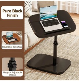 Resim Willowhaven Rv Karavan Kamp Masası - Katlanır Ayarlanabilir Yükseklik Masa, Siyah 