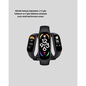 Resim MiraLive Akıllı Spor Bilekliği – Kalp Atış, Kan Basıncı, Uyku Takip ve Bildirim Özellikli 