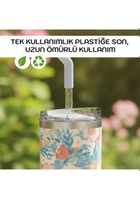 Resim Vagonlife 670 Ml Çelik Termos Gri - Yeşil 