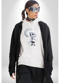 Resim Japon Anime Baruto Momoshiki Kadın Erkek Beyaz Kapüşonlu Sweatshirt Hoodie Beyaz 