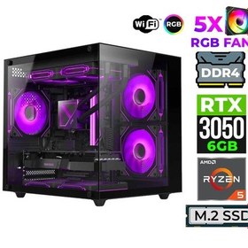 Resim Xaser Astra X50 R5-5600X 32 GB Ram 1 TB M.2 Nvme SSD Rtx3050 Free Dos Masaüstü Oyuncu Bilgisayarı 