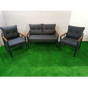 Resim Store Metal Çay Seti Koltuk Takımı 2+1+1 Bahçe Mobilyaları Balkon Takımı 