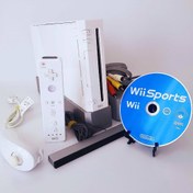 Resim Nintendo Wii Oyun Konsolu Beyaz Wii Sports Oyun Hediye TAM SET Nintendo Oyun Konsolu 