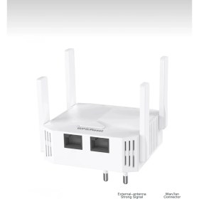 Resim 1200 Mbps Wifi Sinyal Güçlendirici 4 Antenli Wifi Repeater Menzil Genişletici Wan/lan Portlu 