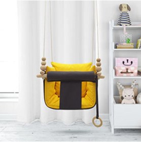 Resim Sallansana Antrasit Sarı Kombin Dream Swing Salıncak 
