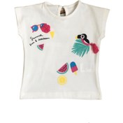 Resim Desenli Püsküllü Bebek Tişört BABYWORLD525 