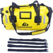 Resim Su geçirmez Motosiklet Sırt Çantası - Ayarlanabilir Kayış, Kayak, Seyahat, Yürüyüş, Kamp, Tekne ve Balıkçılık için PVC Malzeme 