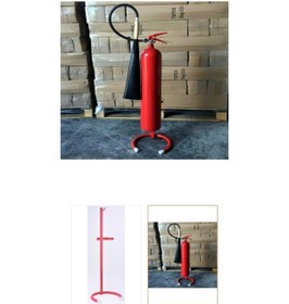 Resim Ayaklı Yangın Tüpü Sehpası Karbondioksitli Tüplere Uygundur, 
