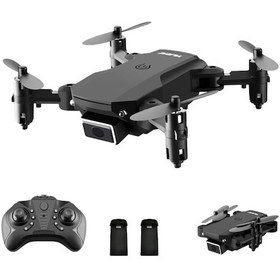 Resim Youtek S66 Mini Katlanabilir Uzaktan Kumandalı Drone - 13 Dakika Uçuş Süresi, Otomatik Kalkış/iniş, Yükseklik Tutma, Siyah, İki Batarya 