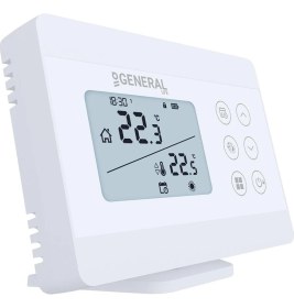Resim General ILLONA HT330S Rf Kablosuz Günlük ve Haftalık Programlanabilir Oda Termostatı 