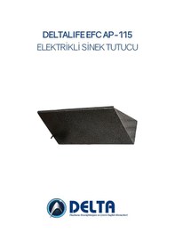 Resim Deltalife Elektrikli Sinek Öldürücü Yapışkan Plakalı Uv Lambalı Ap-115 