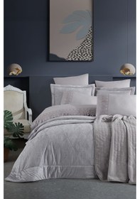 Resim Elart Çeyiz Paketi Vanetta 10 Parça Gri Gri 