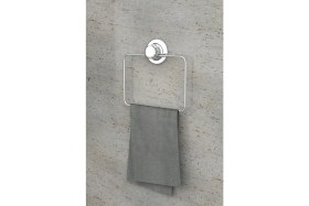 Resim Evistro Paslanmaz Vakumlu Banyo Tuvalet Havlu Askısı Kare Krom 