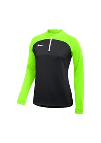 Resim Nike W Nk Df Acdpr Dril Top K Dh9246-010 Siyah Yeşil Kadın Antrenman Eşofman Üstü 001 