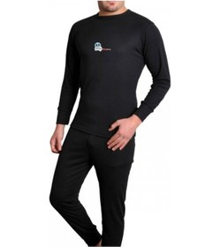 Resim Thermoekstra Termal Içlik Seti Unisex Destekli -20 Derece Siyah 