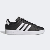 Resim adidas Grand Court Cloudfoam Comfort Erkek Siyah Günlük Spor Ayakkabı 
