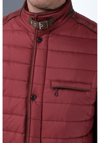 Resim M8610 Dewberry Slım Fıt Mont-düz Bordo Düz Bordo 