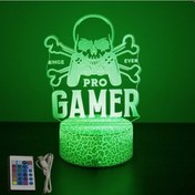 Resim Metabagua De Beers Neon Gamer 3d Lamba Led Gece Lambası Oyun Kurulumu Rgb Çocuk Lambaları Oyuncu Odası Dekorasyonu Yatak Odası Masa Lambası Kişiselleştirilmiş Hediyeler Obg2l6 Bej 