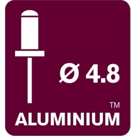 Resim Daders Home Kör Perçin Alüminyum, 50 Adet Matkap Ucu Dahil, 4,8 x 20 Mm, 5000391 