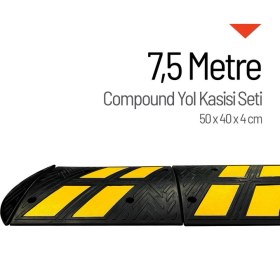 Resim İleri Trafik Compound Yol Kasisi Seti 7,5 Metre 