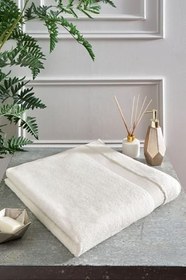 Resim Özdilek Woven Banyo Havlusu 90X150 Cm Krem 