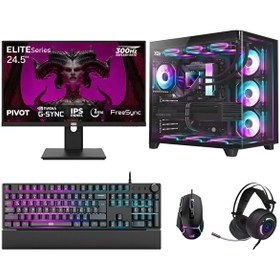 Resim Dragos DRx7639 Ryzen 7 5700X 32 GB 1 TB NVMe Gigabyte Windforce 8 GB RTX5060 24.5" 300Hz 1ms FreeDOS Oem Paket 