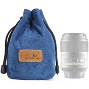 Resim Sones Sccotton Astar Darbeye Dayanıklı Dijital Koruma Taşınabilir Slr Lens Çantası Mikro Tek Kamera Çantası Yuvarlak Mavi S 