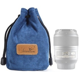 Resim Sones Sccotton Astar Darbeye Dayanıklı Dijital Koruma Taşınabilir Slr Lens Çantası Mikro Tek Kamera Çantası Yuvarlak Mavi S 