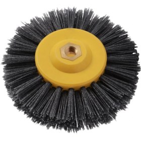 Resim Vigortrading Naylon Aşındırıcı Parlatma Fırçası Tekerleği-1*dupont Tel Çekme Tekerleği-Sarı ve Siyah (Yurt Dışından) 