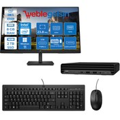 Resim Hp Pro Mini 400 G9 Intel Core i5 12500T 8GB 2TB SSD Windows 11 Pro 23.8 inç Monitör Mini Bilgisayar 4G4N7AVMMP04 